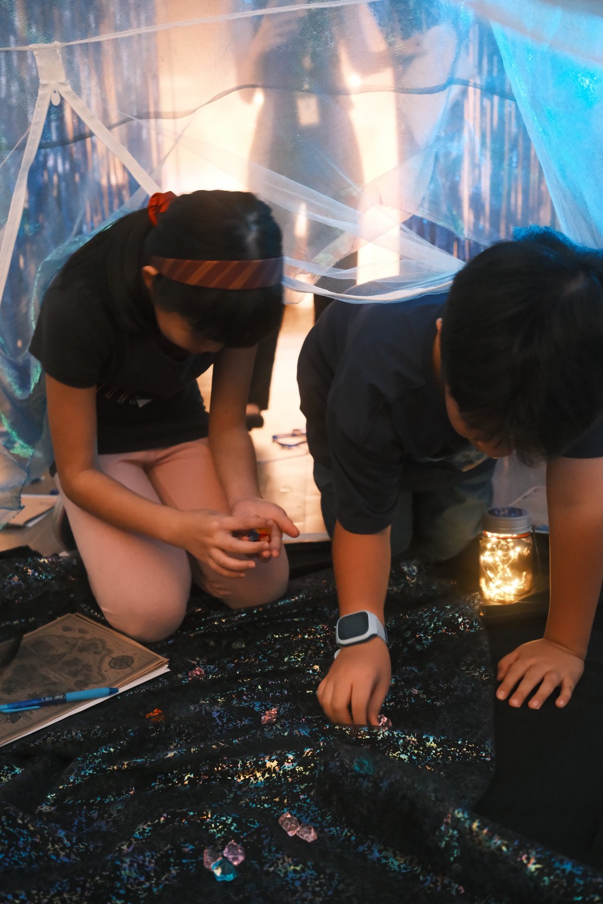 Students at The Learning Lab actively participate in the Escape Room event